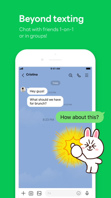 LINE chats