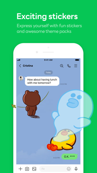 LINE stickers store
