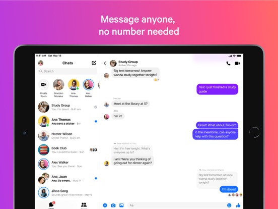 Messenger Marketplace conversation